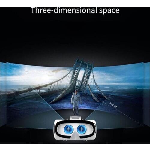 Automobile VR Glasses Virtual Reality Glasses With Headset Controller Suitable For 4.7-6.7 Inch Smart Phones