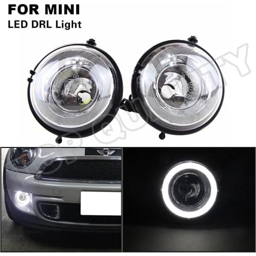 Car LED Daytime Running DRL Light Lamp For Mini Cooper Fog Light For BMW R55 Clubman R57 Convertible R56 R58 Coupe R59 R60 R61
