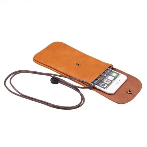 PU Leather Shoulder Belt Phone Bags Pouch Case For Galaxy M20 M10 M30 A30 A50 A10 A40 A20 A60 A8S A6S A8 A9 Star Note 9 7 Note8