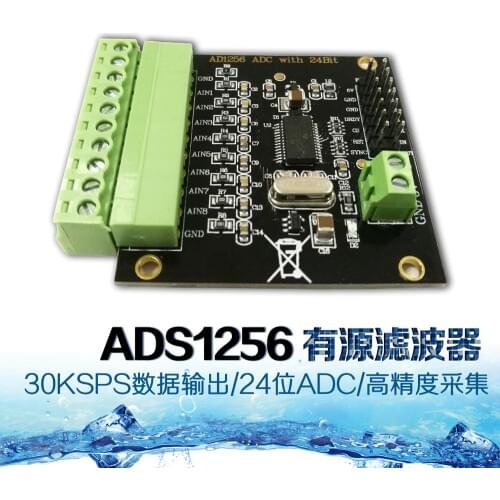 Dawupine ADS1256 24-bit ADC AD Module High Precision ADC Acquisition Data Acquisition Card Analog to Digital Converter