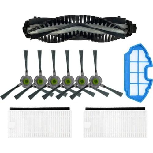 Filters Roller Side Brush Pre-Filter for MOOSOO MT501 MT710 MT720 Cleaner Robot Vacuum Sweeper Cleaning Accessories