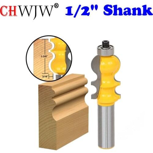 1PC Casing & Base Molding Router Bit - 1/2" Shank Line knife Woodworking cutter Tenon Cutter for Woodworking Tools