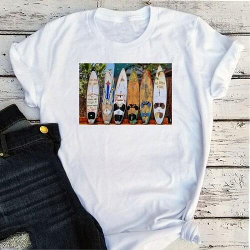 Skateboard Hawaii Tee Girls Love Beach Sunset Fashion Clothing Graphic Tee White Summer Hawaii Casual T Shirt 2021