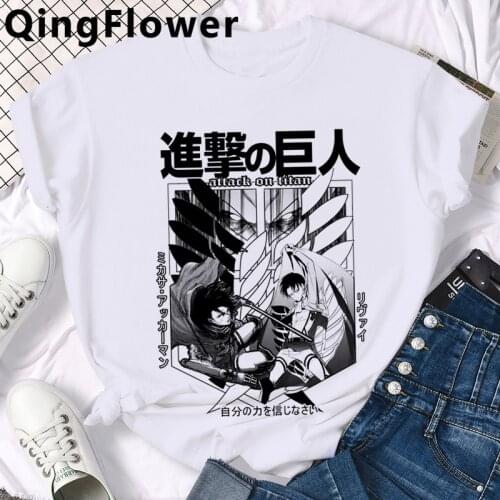 Anime Final Season Attack on Titan Shingeki No Kyojin tshirt male couple clothes japanese print summer top tshirt streetwear
