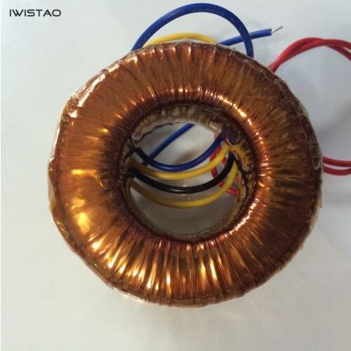 IWISTAO Toroidal Transformer 40W Tube Pre-amplifier Dedicated Single 9V/2A & 30V-0-30V/0.2A HIFI Audio DIY