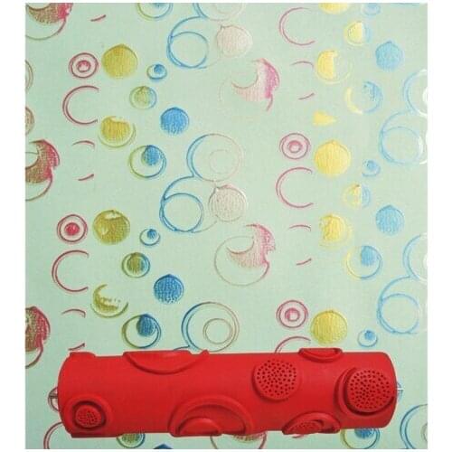 A++ quality Rubber roller fit to 10" (10 inch)decoration machine for decorative Wall texture Rubber Paint Roller EG4102