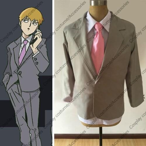 Mob Psycho 100 Arataka Reigen Cosplay Costume