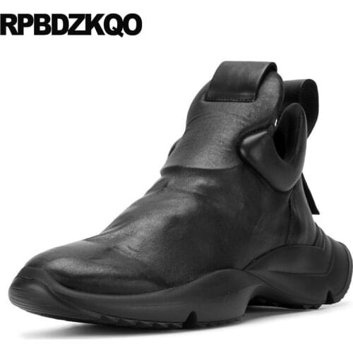 Black Popular Luxury Slip On European Casual 2021 Comfort Men Shoes Italy Brand British Style Spring Genuine Leather New Runway