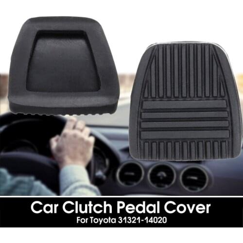 1Pc Brake Clutch Pedal Pad Rubber Cover Set 31321-14020 31321-14010 For Toyota 4Runner Camry Celica Land Cruiser Paseo RAV4