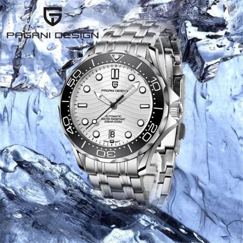 New PAGANI DESIGN Original Mens Watches Fashion Automatic watch men mechanical wristwatch NH35 100M Waterproof Reloj Hombre