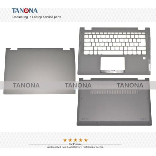 Orig New 5CB0Y85294 5CB0Y85288 Gray for Lenovo Ideapad Flex 5-14IIL ARE ITL Lcd Back Cove + Upper Case Palmrest + Bottom Case
