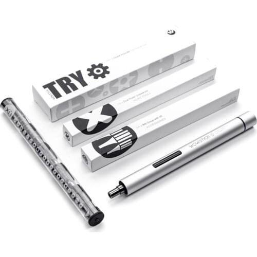 Original Portable Wowstick 1p+ Try Electric Screwdriver 18 Bits Aluminium Body For DIY Tools Kit For Phone Repair