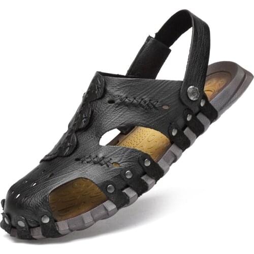 Para sandalsslippers sandalias outdoor casa for romanas 2020 erkek sandals-men sandale cuir leather da zandalias sandals mens