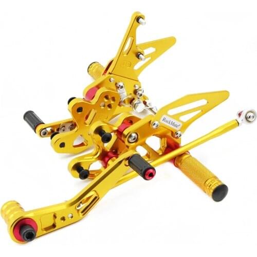 Footrest Rearsets For SUZUKI GSX-R600 / GSX-R750 2006 2007 2008 2009 2010 Motorcycle Brake Lever Rear Pedal Stakes Set