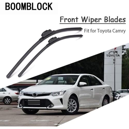 Car Windshield Rubber Front Wiper Blades Arm Kit For Toyota Camry 2017 2016 2015 2014 2013-2001 Windscreen Original Accessories