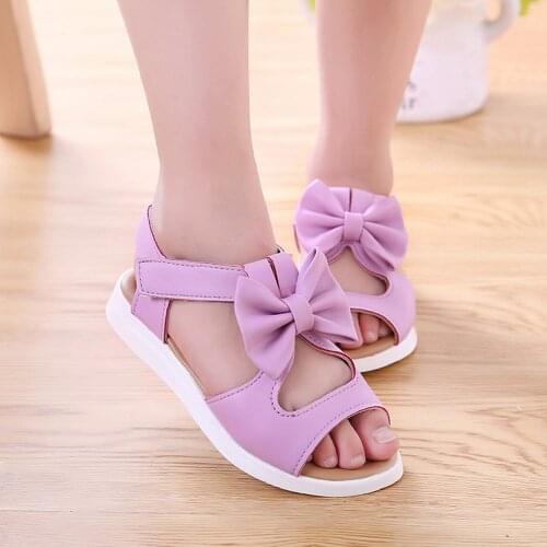 Sandals Girl Kids Children Summer Sandals Sandalias Bowknot Girls Flat Princess Shoes Baby Sandals Girl Shoes For 2 Year Old