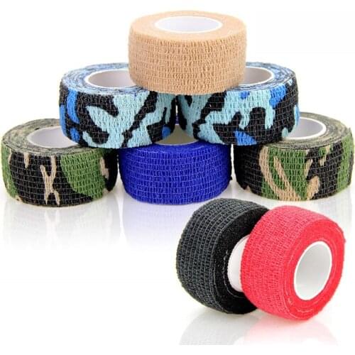Random Color) 8 Rolls 2.5cm Width Finger Elastoplast Self Adhesive Bandage Cohesive Bandages Adherent Wrap Pet Tape