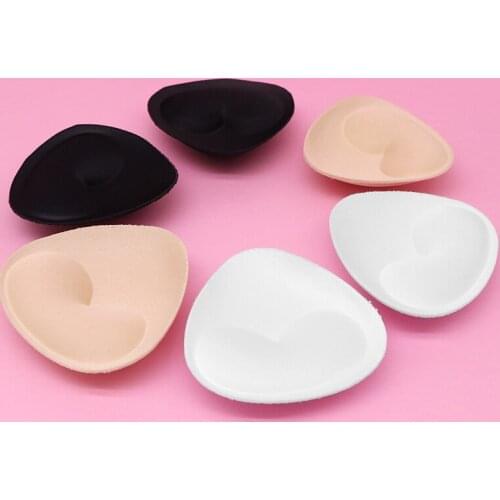 4/3/2Pairs Swimsuit Padding Triangle Inserts Women Clothes Accessories Foam Sponge Pads Chest Cups Breast Bra Bikini Inserts Pad