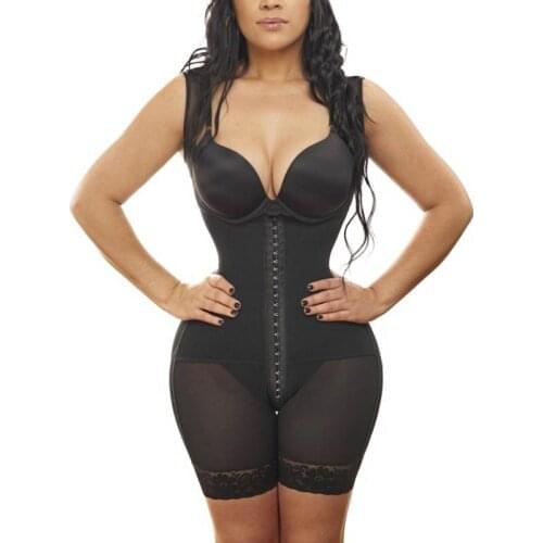 WomenS Shapewear Tummy Control Hook And Eye Closure Adjustable Crotch Open Bust Full Bodysuit Sexy Lingerie