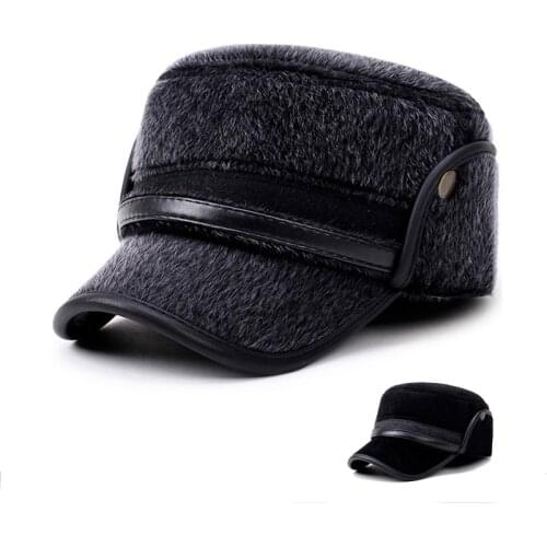 Winter Ear protection Newsboy Cap woolen cloth Hat Men Retro Women caps Casual Classic Gatsby Flat Hats