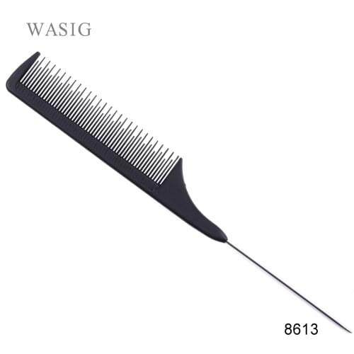 1Pc Metal Pin Tail Combs Hairdressers Barbers Black Tail Comb Rat For Styling Hairdressing