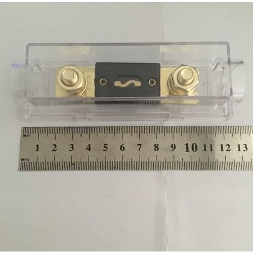 10PCS/lot Inline 0GA 4GA IN OUT Car Stereo ANL Blade Fuse Holder With ANL Fuse 80A