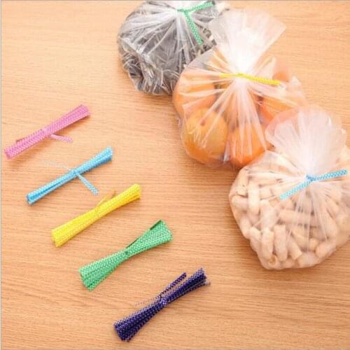 100Pcs Vintage Packaging Sealing Strip Cookie Candy Wrapping Metal Tie Gift Packaging Bag Seal for Biscuits Snack Baking Package