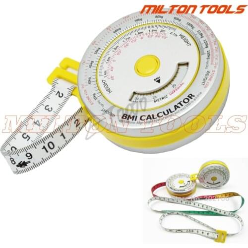 25pcs/lot Aluminum BMI measure tape Bmi Calculator Health Tape Measure for Promotion Gift body Mass Index with Retractable tape