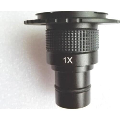 Adapter Canon EOS Nikon AI / NI Camera Mount w/ 1X microscope eyepiece lens fit 23.2mm 30mm