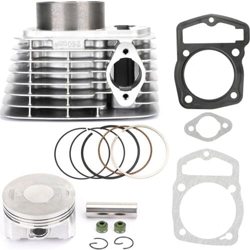 Artudatecch Cylinder Jug Piston Gaskets Kit 65.5mm Fit for Honda ATC200X XL200 XR200 250cc