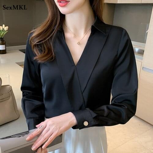 Blusas Mujer De Moda 2021 Fashion Autumn Winter Long Sleeve Blouses Women Tops Elegant Korean Clothing Y2k Office Chiffon Shirts