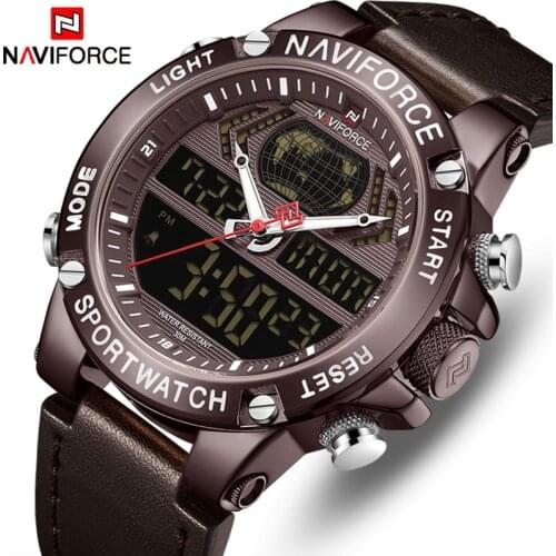 NAVIFORCE Top Brand Men Watches Fashion Luxury Quartz Watch Mens Military Chronograph Sports Wristwatch Clock Relogio Masculino