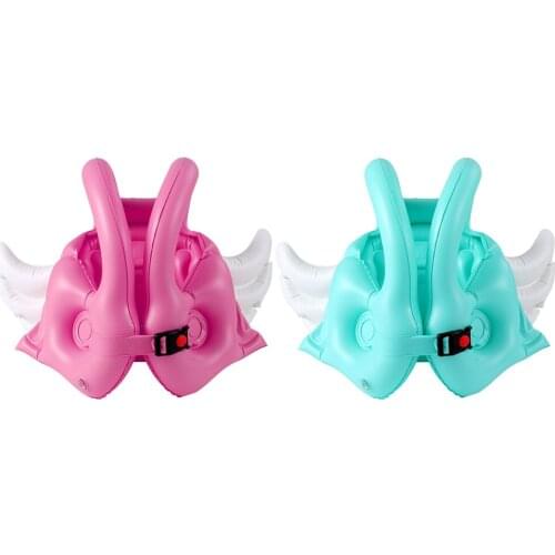 Children Inflatable Vest Kids Summer Pool Swim Angle Swings Vest Buoyancy Baby Girls Lovely Swimming Floats Jackets Sports Safet