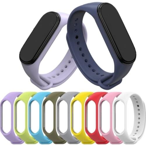 For xiaomi mi band 3 4 accessories Miband 3/4/5 BraceleBracelet for Xiaomi Mi Band 4 3 5 Sport Strap watch Silicone wrist strap