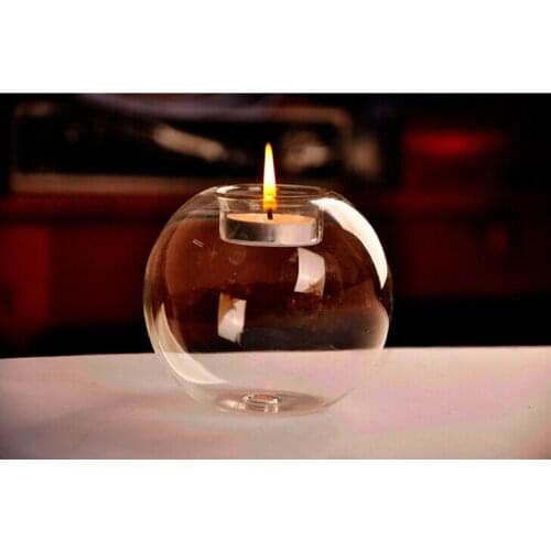 EKqming Decorative Crystal Candlesticks