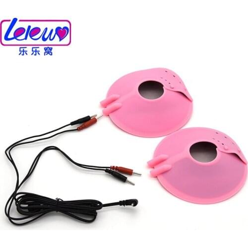 Electro Shock Sex Nipple Paste Pads For Woman Electric Shock Physiotherapy Massage Inlude Cable Patch Pad Sex Product Medical