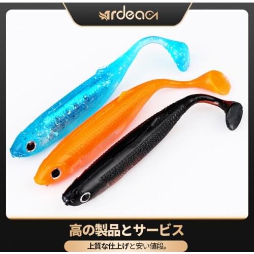 ARDEA 3pcs simulation worm silicone bait simulation huge noise bait wild fishing bait Japanese bait soft fish carp bass bait