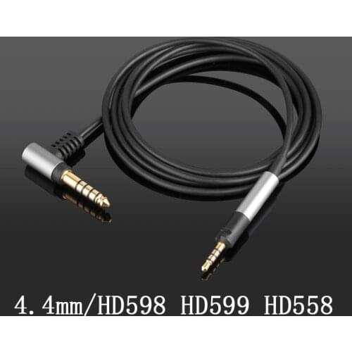For Sennheise HD598 HD518 HD558 HD569 HD579 HD599 HD598se Headphone upgrade cable 4.4mm 2.5mm Balanced Male HiFi Audio Cable Ext