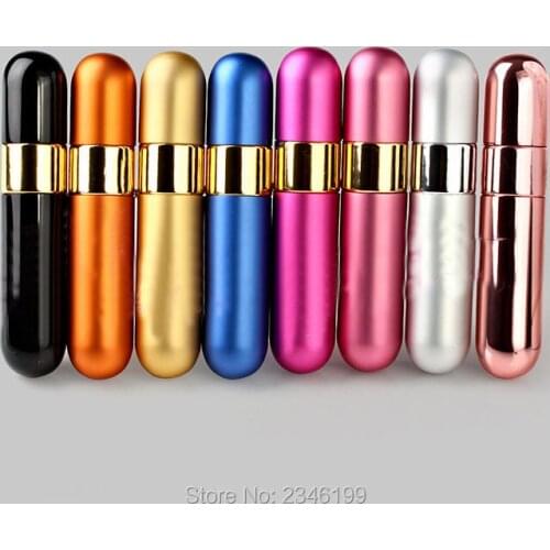 10ML 50Pcs/Lot Classic Aluminum Perfume Empty Bottles With Inner Glass Spray Bottles