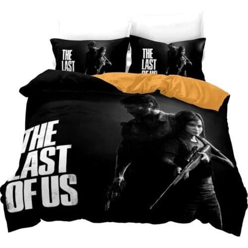 The Last of Us 3D Printed Bedding Set Duvet Cover KING Queen Full Twin Size for Bedroom Decor