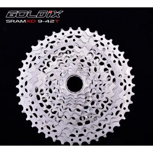 SONNENSCHEIN Mountain Bike Freewheel XD 11 Speed 9-42T 439g Ultralight Cassette Silver MTB Bicycle Flywheel for SRAM XD K7