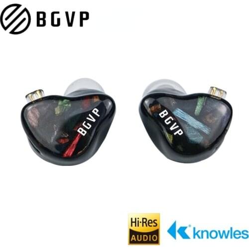 BGVP DH5 BA+DD Hybrid Drive In-Ear Headphone Earplugs Monitor Sport HIFI Music Earphone Earbuds Detachable Cable 0.78MM
