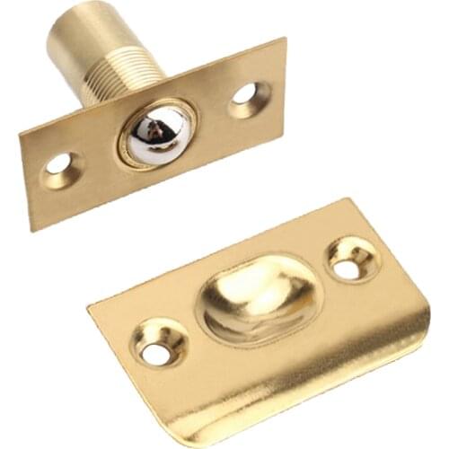 Invisible Buckle European Indoor Door Locks Roller Ball Latch Catch Kitchen Balcony Toilet Door Lock