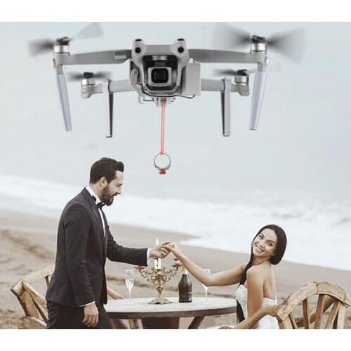 2021 New Quick Release Airdrop Thrower Kit Compatible with Mavic Air 2S Drone for Fishing Bait Wedding Gift Deliver Life Rescue