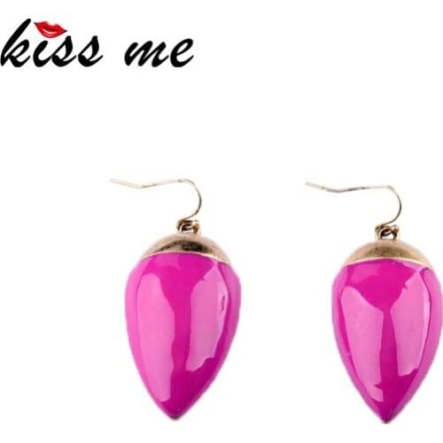 New Styles KISS ME Fashion Jewelry Water Drop Elegant Earrings