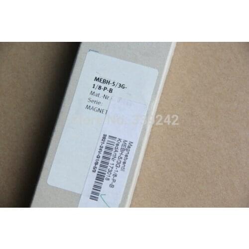 NEW&ORIGINAL MEBH-5/3G-1/8-P-B 173018 MEBH-5/3G-1/8-P-B SOLENOID VALVE MEBH-5/3G-1/8-P-B 173018 With coil MSEB-3-24VDC
