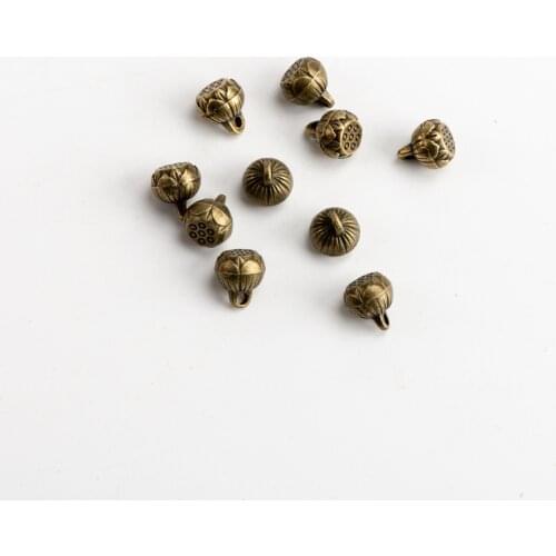 Lotus DIY Alloy Pendant For Decoration Charms Jewelry Findings & Components For Jewelry Making #JZ430