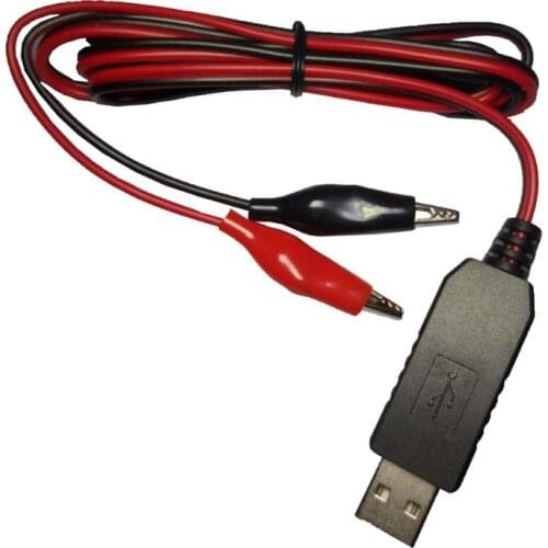 AA AAA Battery Eliminator USB 5V to 1.5V/3V/4.5V Step-down Cable for Clocks Toys 45BA