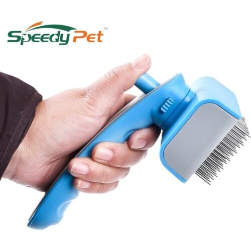Products for Pet Combs Dog Hair Styling Hair Combs for Cat Puppy Fur Hair Grooming Brush Pet Self Quick Clean Hair Shedding Tool