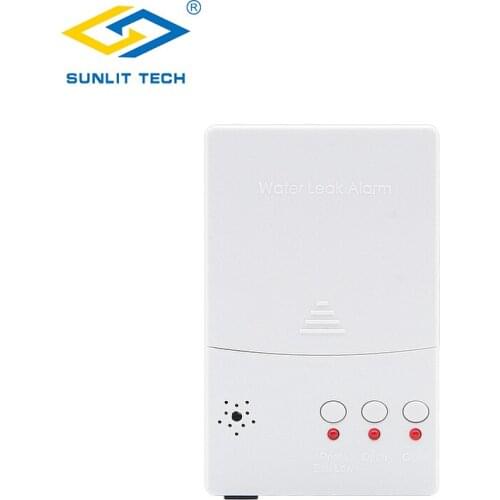 Battery Backup Water Leak Detector Alarm Control Unit for Water Leakage Detection System WZ807